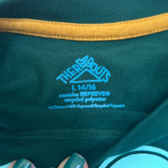 NWOT Thereabouts, long sleeve green ski snowboard T-shirt – L 14/16 - Picture 4 of 5